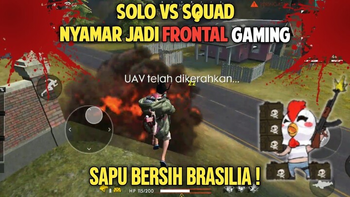 NYAMAR JADI FRONTAL GAMING ? 1% SKIN FRONTAL 99% SKILL ERNEST - FREE FIRE BATTLEGROUND