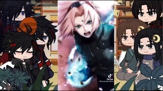 Uchiha clan  react to Sakura| 🍥 Compilation | Gacha Club | Read Des