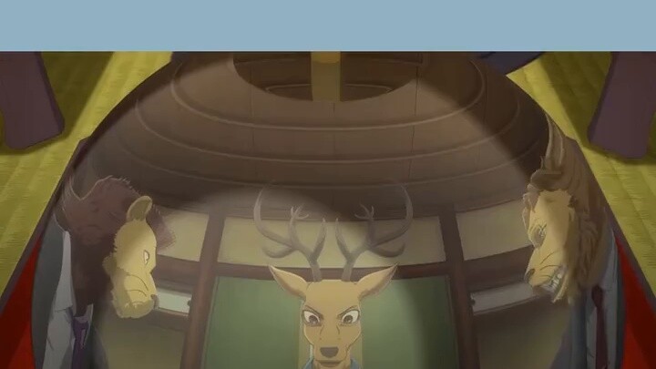 The deer woke up in a room full of lions