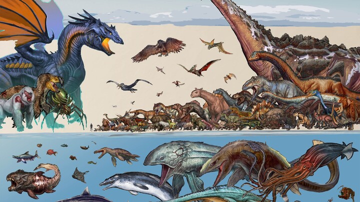 การเปรียบเทียบขนาดสิ่งมีชีวิตใน Ark (ฉบับที่ 1)