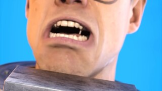 رجل يسرق بنكًا بقنبلة حول رقبته ويفجر نفسه