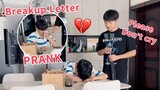 You Want To Break Up ? 😰 “Breakup Letter” PRANK  #Cute Gay Couple☺️