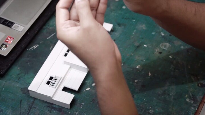 【Xưởng khô】Cách tự làm mô hình nhà và đường phố 3D tại Nhật Bản