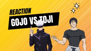 REACTION GOJO VS TOJI