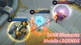 Best TANK Moments in Mobile Legends| 300iq HOOK Franco