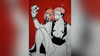 Anya x JJK jjk jujutsukaisen spyxfamily anyaforger sukuna itadoriyuuji