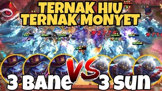 COMBO TERNAK MONYET VS COMBO TERNAH HIU ! HYPER SUN VS HYPER BANE ! MAGIC CHESS NEW UPDATE