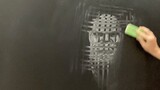 [Hội họa] Vẽ chân dung Thanos bằng phấn và bảng đen