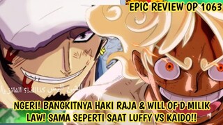 LAW VS TEACH! BANGKITNYA HAKI RAJA & WILL OF D MILIK LAW! AURA NYA SAMA SPT LUFFY VS KAIDO!