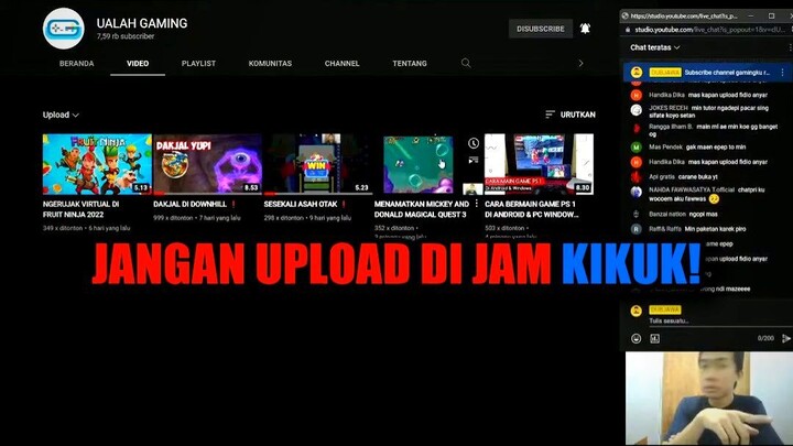 😱 JANGAN PERNAH UPLOAD VIDEO DI JAM KIKUK!