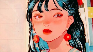 Vẽ một cô gái trong cuốn sổ tay