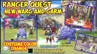 Ranger Quest | New Warg and Garm | Costume Color Change | Ragnarok Mobile Eternal Love