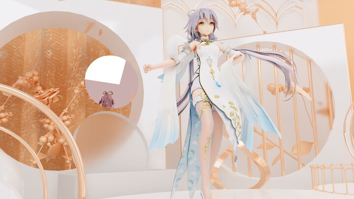 [Xingci cheongsam/white silk/Luo Tianyi] Dreaming Chuchu