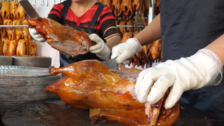 crispy roast duck 脆皮烤鴨 / taiwanese street food