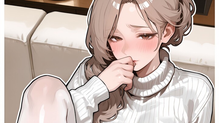 เท้าของคุณน้าดูจะไม่ค่อยอยู่นิ่งนะ~