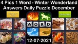 4 Pics 1 Word - Winter Wonderland - 07 December 2021 - Answer Daily Puzzle + Bonus Puzzle
