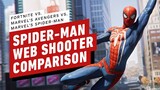 Spider-Man Web Shooter Comparison: Fortnite vs. Marvel's Avengers vs. Marvel's Spider-Man