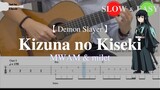 Kizuna no Kiseki - MWAM & milet | Fingerstyle Guitar TAB (+ Slow & Easy)
