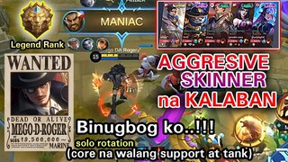 Aggressive Skinner na Kalaban Binugbog ni Roger - Mobile Legends