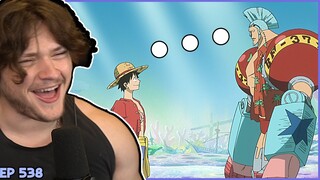 luffy and franky meet tom's family (one piece)