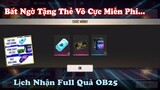 [Garena Free Fire] Ngạc Nhiên Với Sự Kiện Tặng Free Thẻ Vô Cực, Lịch Nhận Full Quà FF OB25.