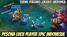 Pesona Lucu player Epic Mobile Legends Indonesia, Mobile Legends lucu 🤣