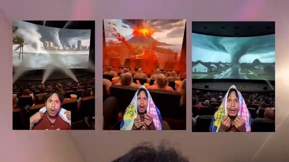 Bayangin bioskop zaman sekarang kaya di vidio ini 🤯🤣