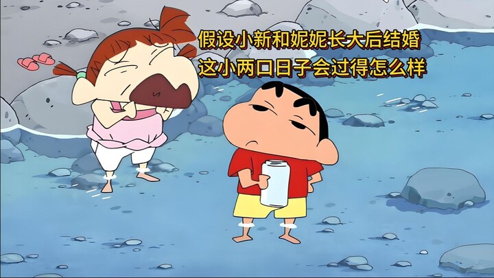 假设小新和妮妮长大后结婚，这小两口的日子会过得咋样