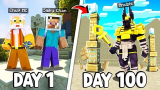 Tóm tắt 100 Ngày Minecraft Skyblock Sinh Tồn Siêu Khó Tôi Lạc Vào Thế Giới Thần Thoại !!