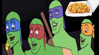 【TMNT/Adapt MEME】Mọi người chỉ muốn ăn pizza thôi...