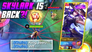 FANNY SKYLARK IS BACK?!! SOLO RANK FANNY HYPER CARRY GAMEPLAY!! - MLBB