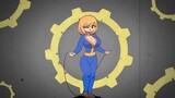 [AMV]Vault girl in the game <Fallout 4> playing with a skipping rope