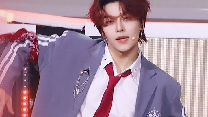 【BOYS 2 PLANET】HE XIN LONG - Theme song 'HOLA SOLAR' Straight shot｜Mnet Boys 2 Planet
