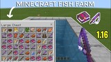 How to Make Automatic Fish Farm in Minecraft Bedrock 1.17 Unlimited loot