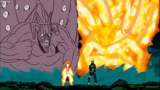 Ten Tails revived, Naruto and Killer B combine power but can't make a scratch to Ten Tails