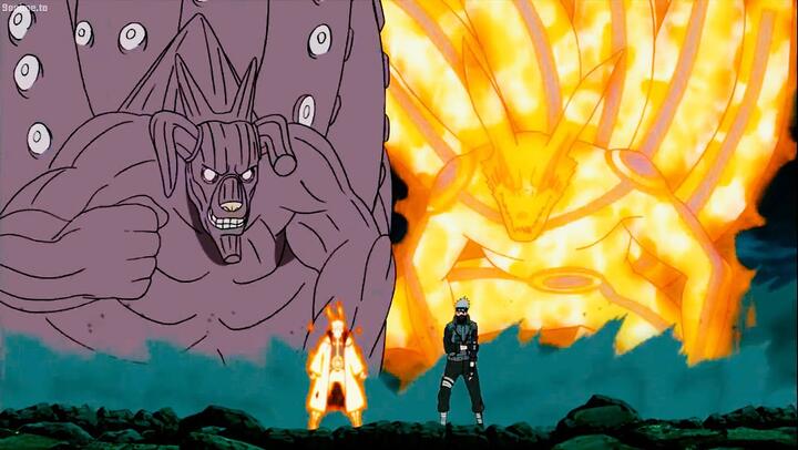 Ten Tails revived, Naruto and Killer B combine power but can't make a scratch to Ten Tails
