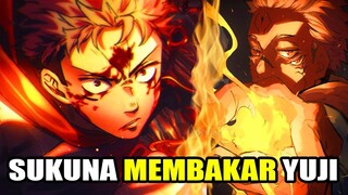 TOBAT !!! SUKUNA BERNIAT MEMBAKAR YUJI DENGAN TEKHNIK API [ Spoiler JJK 258 ]