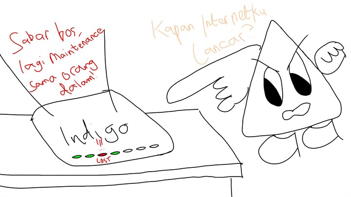 Karena Indigo lagi ngambek, kita kembali nostalgia main Pou aja~ 😂