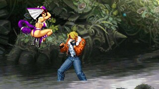 MUGEN KOF：Mai And Schlussel Pre VS Terry Bogard And Crystal Gravity