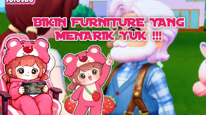 ngumpulin beberapa material untuk furniture baru