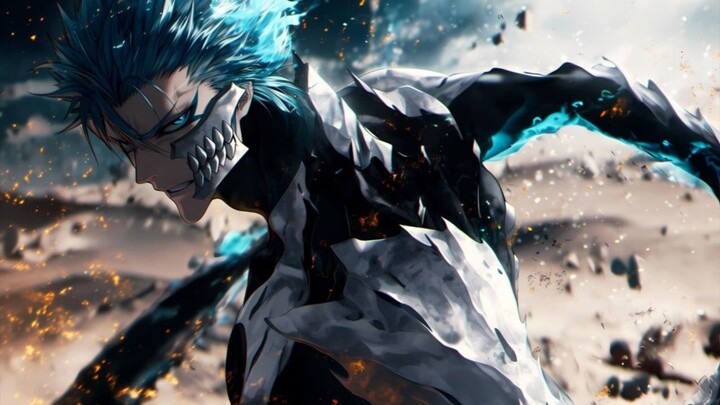 "Grimmjow Jaegerjaquez BLEACH Sketch | Anime Art Timelapse"