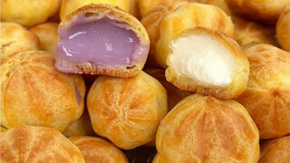 ฉันใช้วิธีฉบับคนขี้เกียจแบบนี้ ทำพัฟมันเทศชามใหญ่ที่บ้าน กินคำเดียวหมด รสชาติดีจนเพื่อนยังอิจฉา! #พั