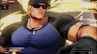 KOF15　チャンピオン　クラーク　9Hit7割コンボ　ランニングからクライマックに…投げコンボキャラ