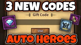 3 NEW Redeem CODES | Auto Heroes 2021