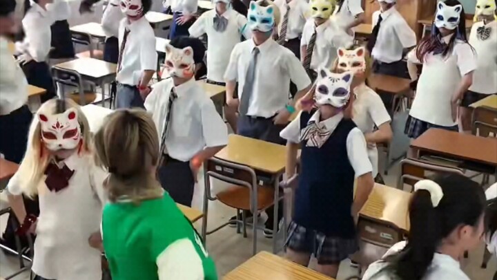 【PG】Team Masked Elementary and Middle School Students' Group Cover of "Happy to Serve"👀