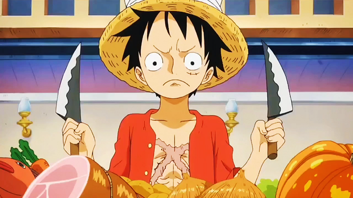 Masakan Luffy sangat buruk