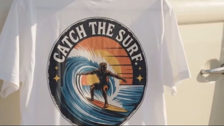 Catch The Surf Surfing T-Shirt