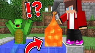 JJ Pranked Mikey in Minecraft Challenge (Maizen Mazien Mizen)