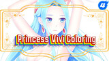 Coloring Process of Princess Vivi | One Piece / Average-level Tablet Painting_4