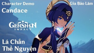 GENSHIN PV | Character Demo - Candace (CV : Yuzuki Ryouka) - Lá Chắn Thề Nguyện (JP Dub - Vietsub)